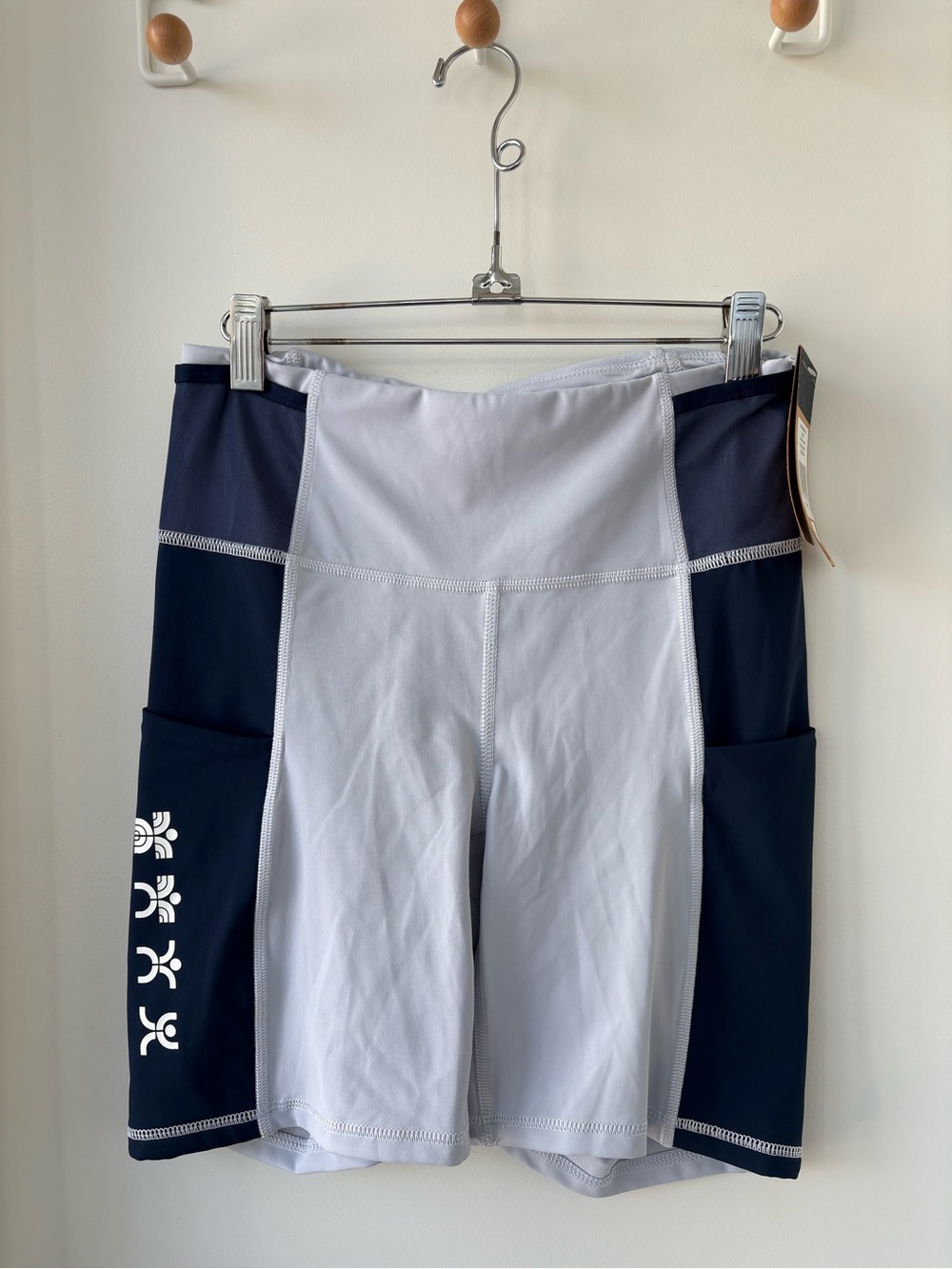NEW North Face Trailwear QTM Blue Bike Shorts Size M